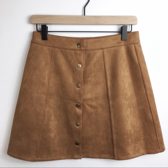 persun Dresses & Skirts - Persun Suede Style A-Line Skirt, S